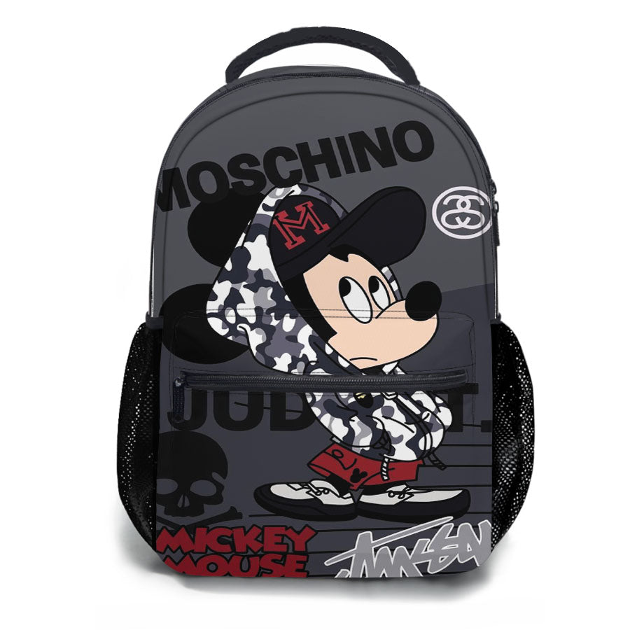 Mickeye Mouse Moschino School Backpacks