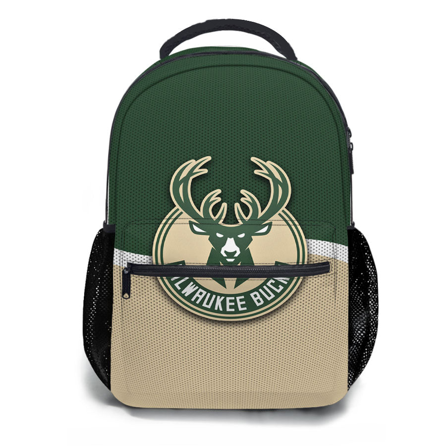 Milwaukee Bucks Basketball Team Logo School Backpacks