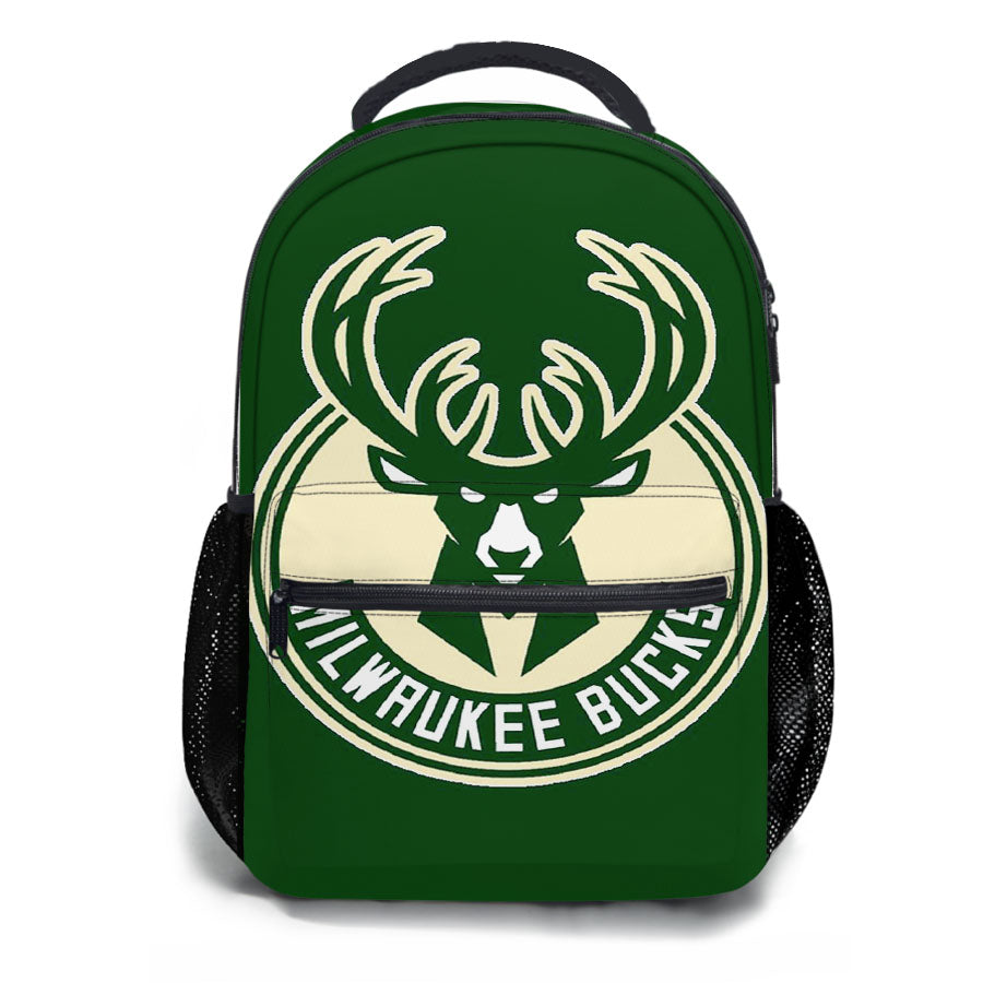 Milwaukee Bucks Green School Backpacks