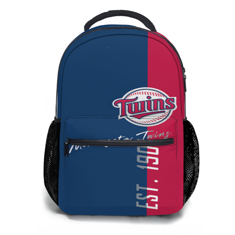 Minnesota Twins Est 1901 School Backpacks