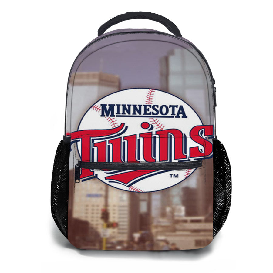 Minnesota Twins In City School Backpacks