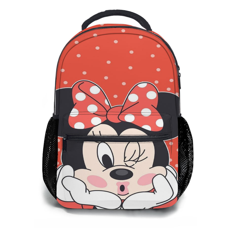 Minnie Mouse Disney Cartoon School Backpacks
