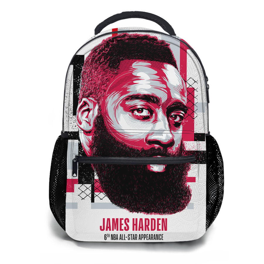 Nba All Star James Harden School Backpacks