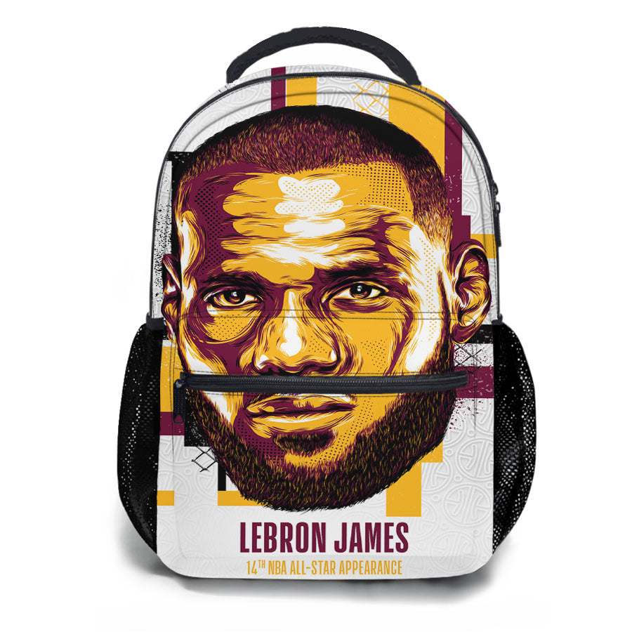 Nba All Star Lebron James School Backpacks