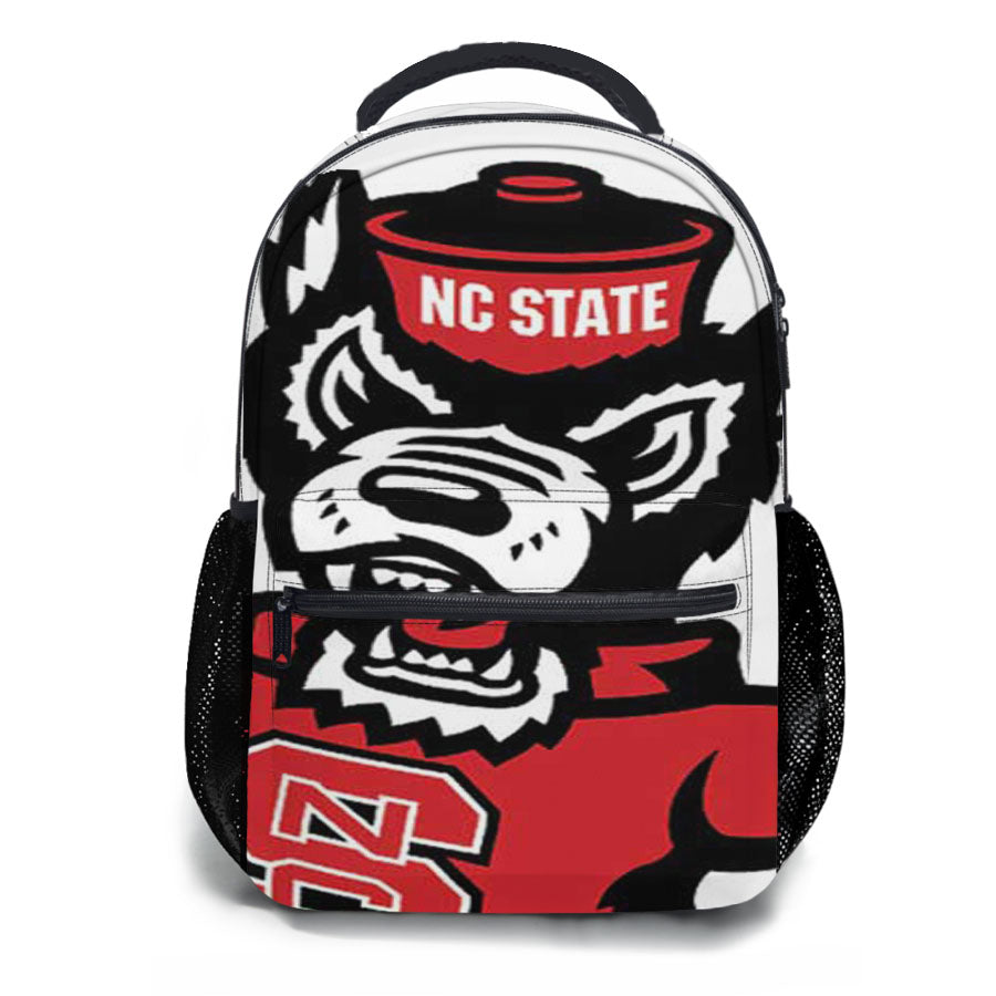 Nc State Wolf Logo School Backpacks