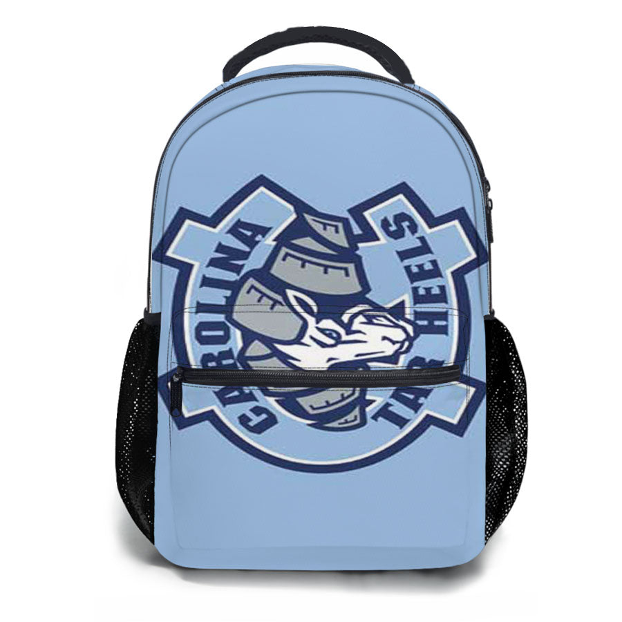 Nc Tarheels Logo On Blue School Backpacks