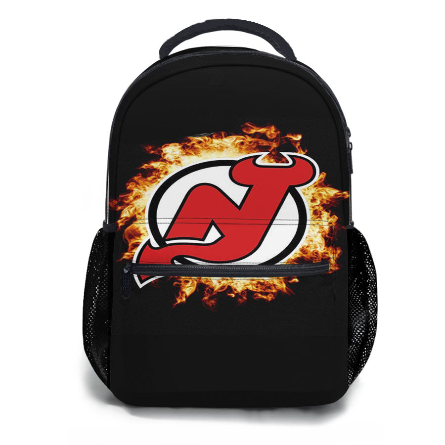 New Jersey Devils Logo School Backpacks