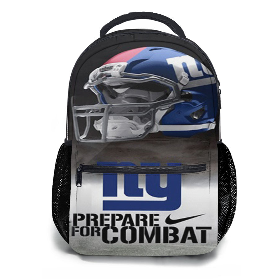 New York Giants Nfl Prepare For Combat Logo School Backpacks