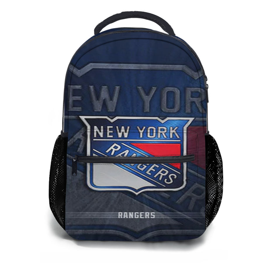 New York Rangers Nhl School Backpacks