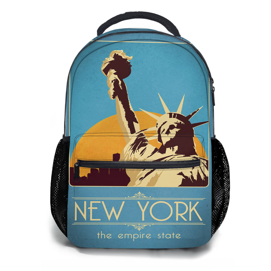 New York The Empire State School Backpacks
