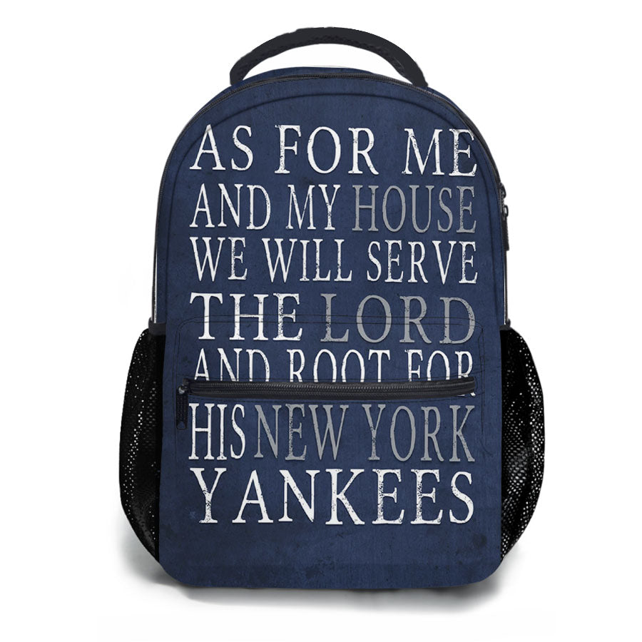 New York Yankees Quotes School Backpacks