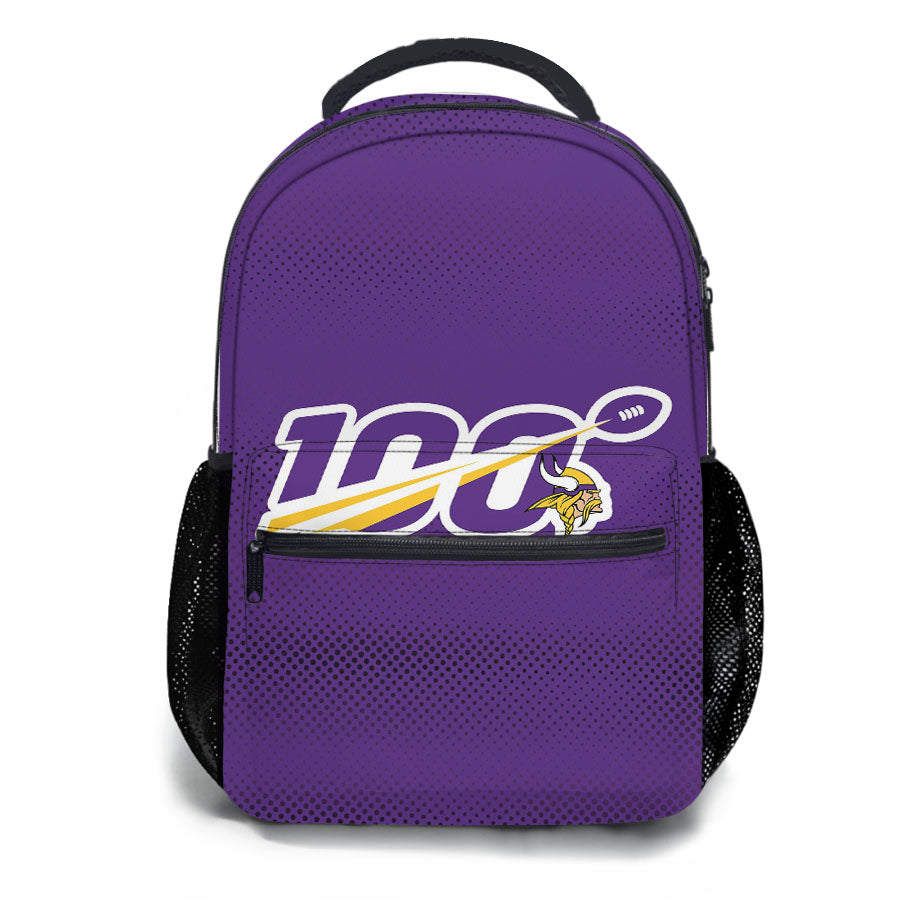 Nfl 100Th Minnesota Vikings Wallpapers School Backpacks