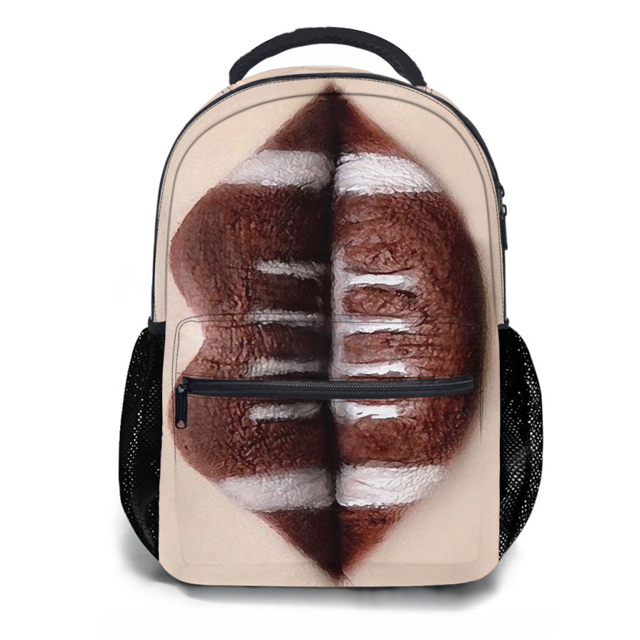 Nfl Makeup Lips School Backpacks