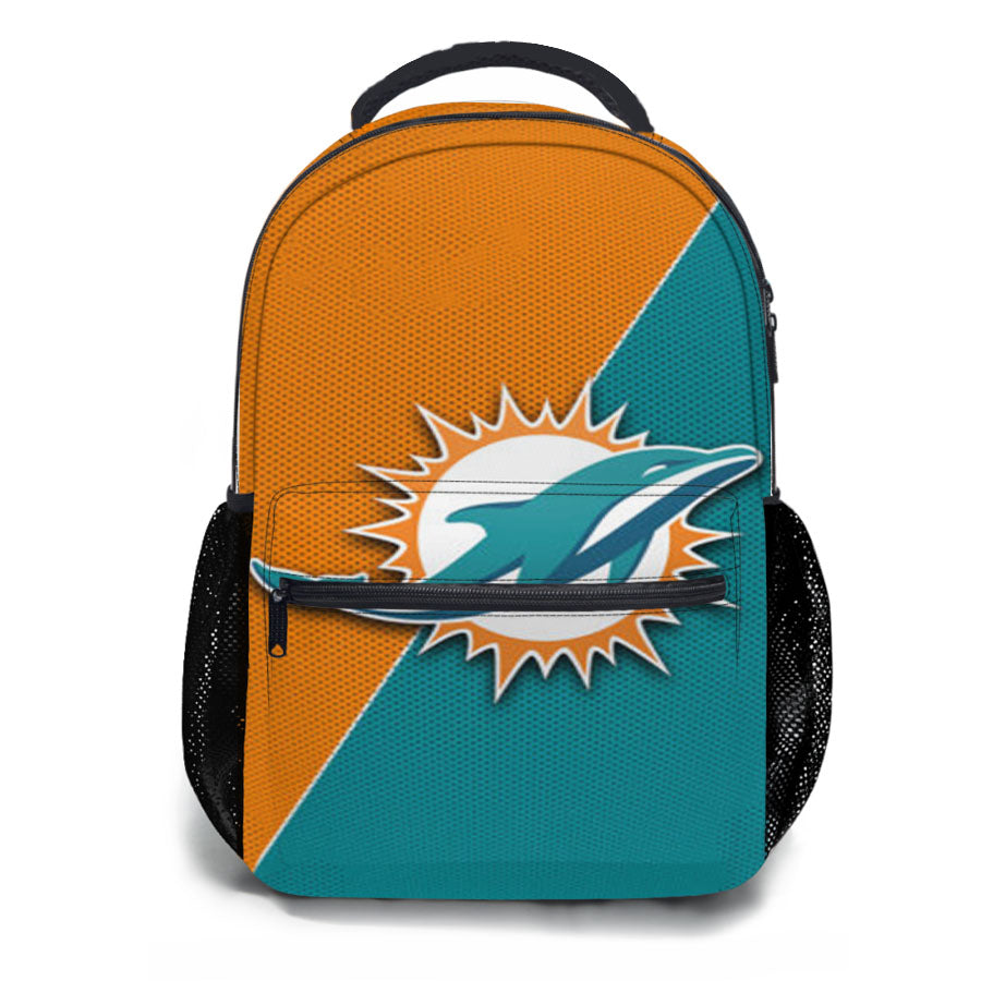 Nfl Miami Dolphins Logo School Backpacks