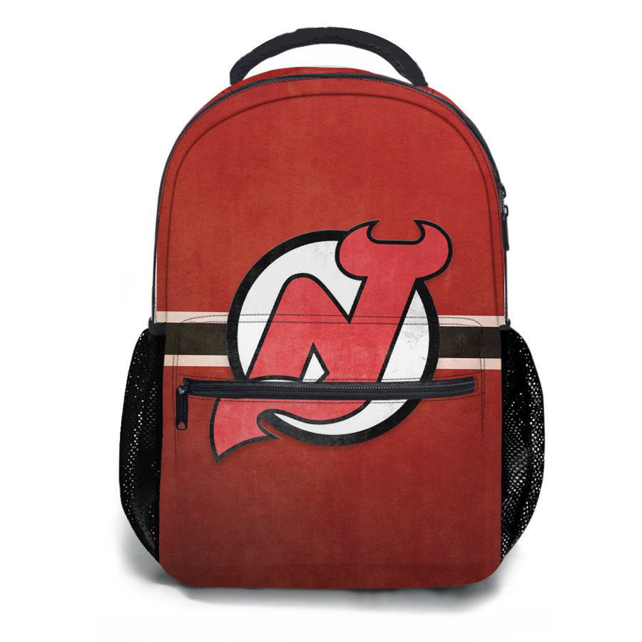 Nhl New Jersey Devils Sport Logo School Backpacks