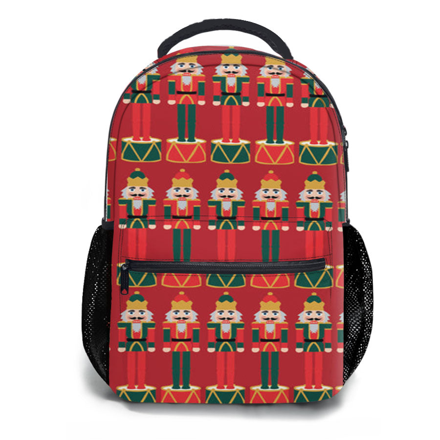 Nutcracker - Christmas Patterns School Backpacks