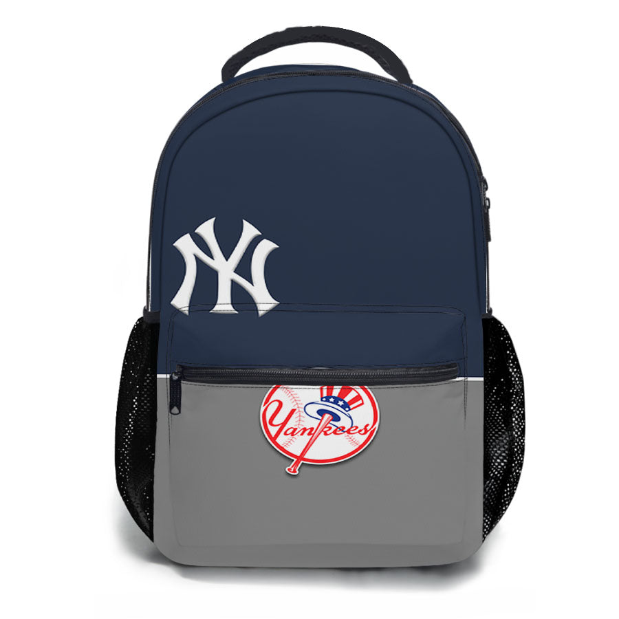 Ny Yankees Minimalist Wallpaper School Backpacks