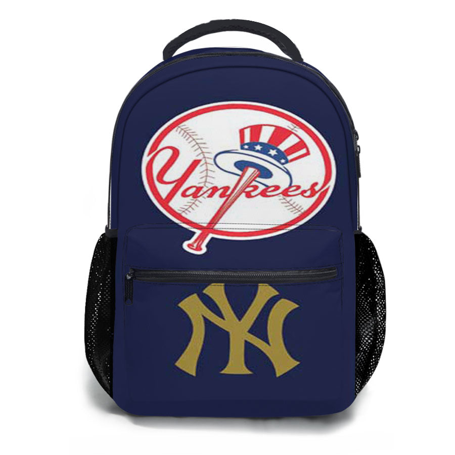 Ny Yankees Two Logos School Backpacks