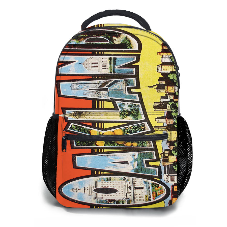 Oakland Postcard 2 School Backpacks