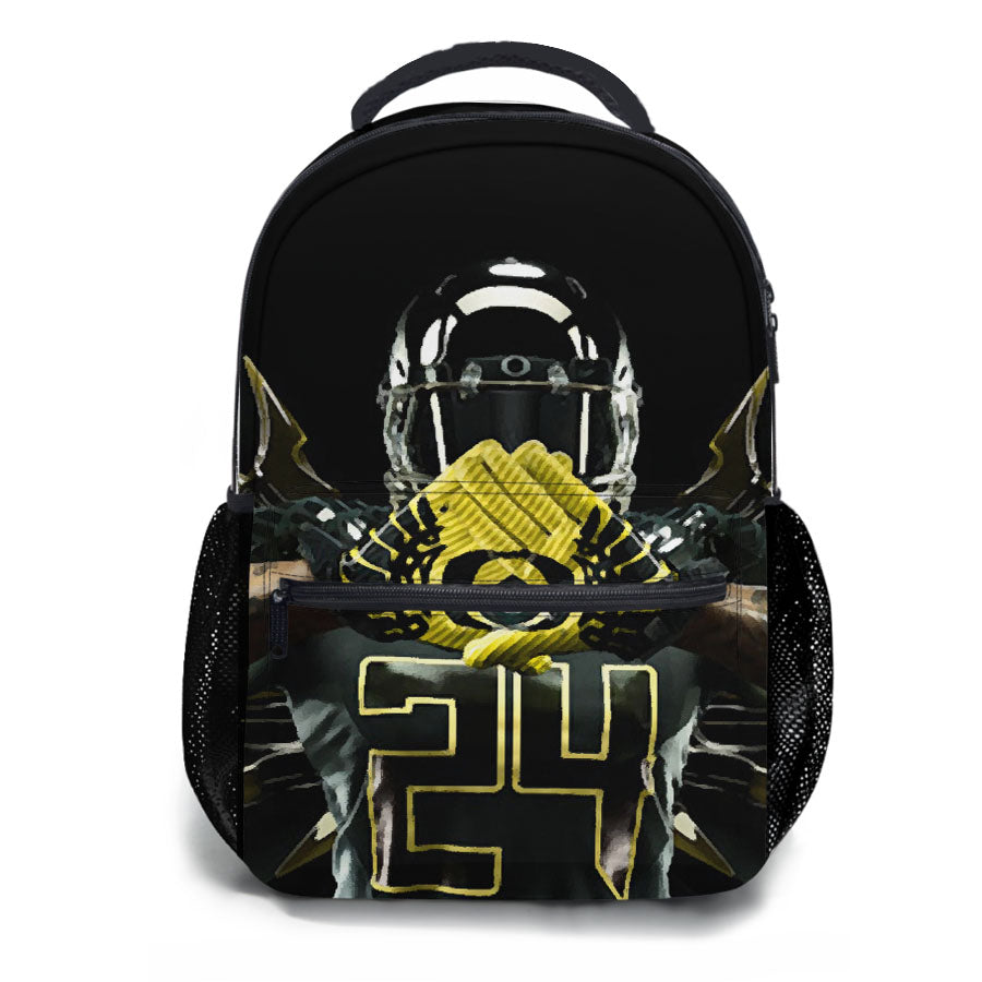 Oregon Ducks Jersey Poster School Backpacks