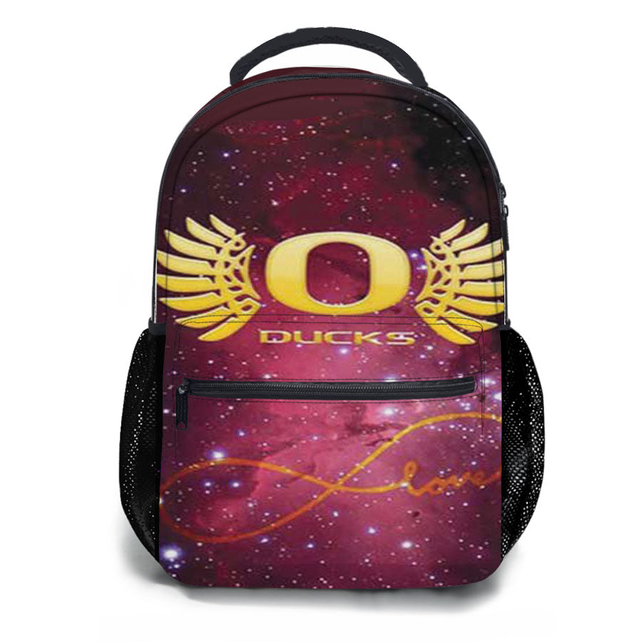 Oregon Ducks Logo Space School Backpacks