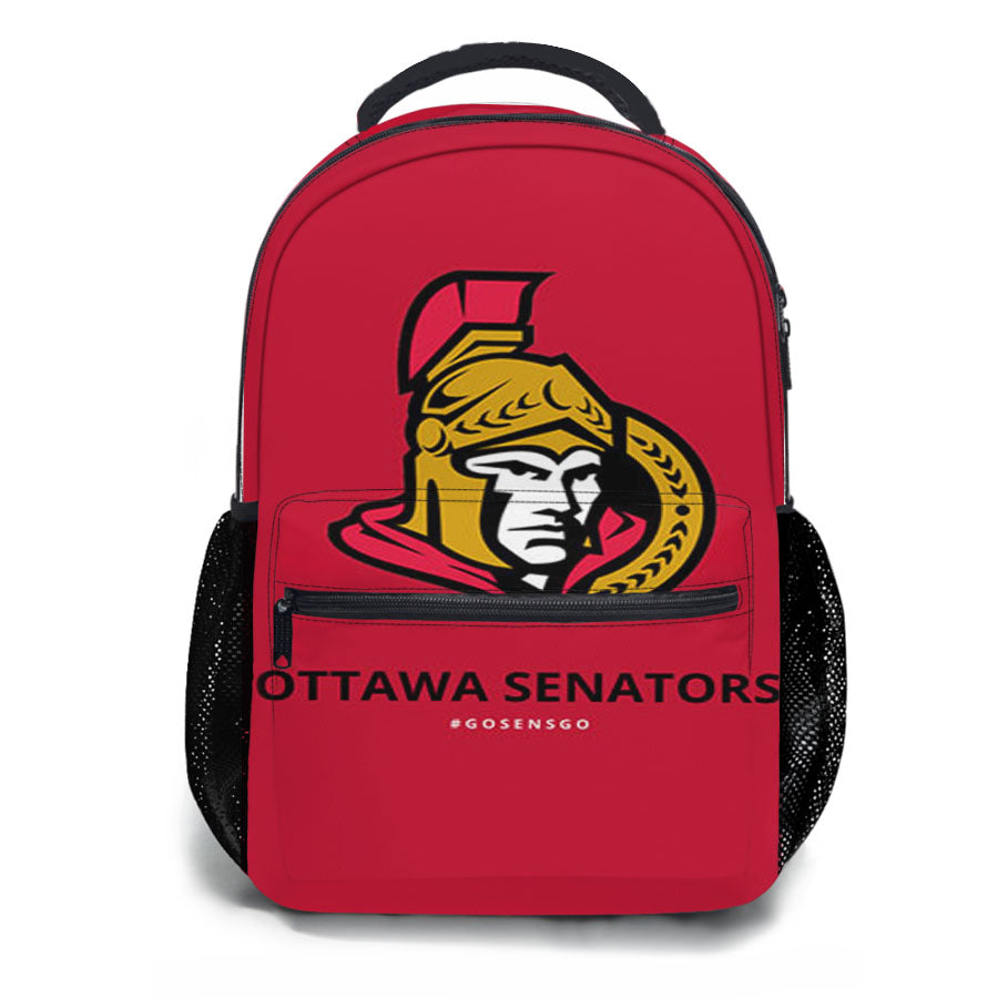 Ottawa Predators Red School Backpacks