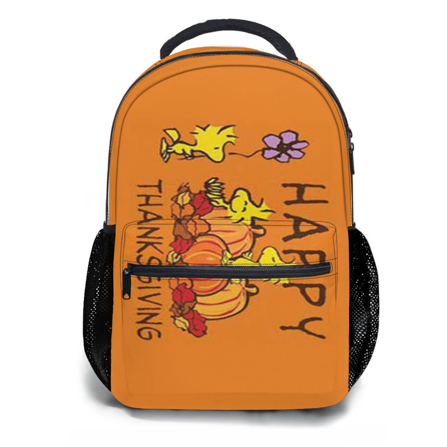 Peanuts Thanksgiving Woodstock School Backpacks