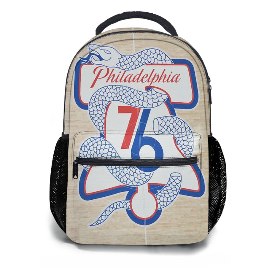 Philadelphia 76Ers Snake Logo Field School Backpacks