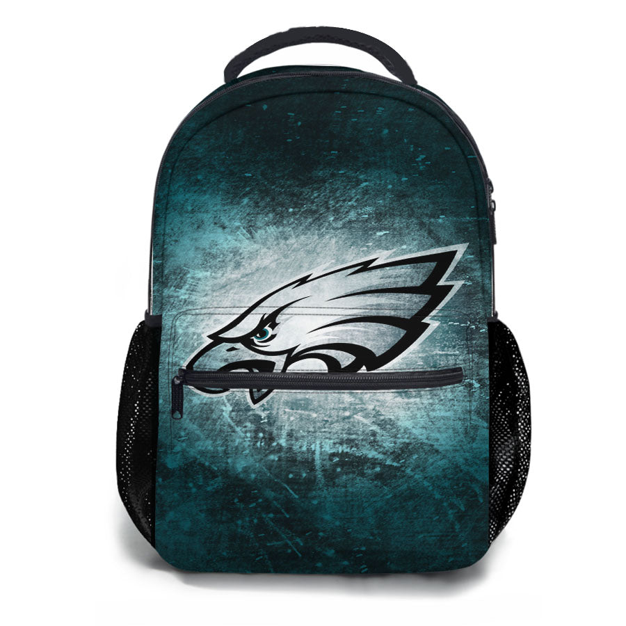 Philadelphia Eagles Grunge Texture Wallpaper School Backpacks