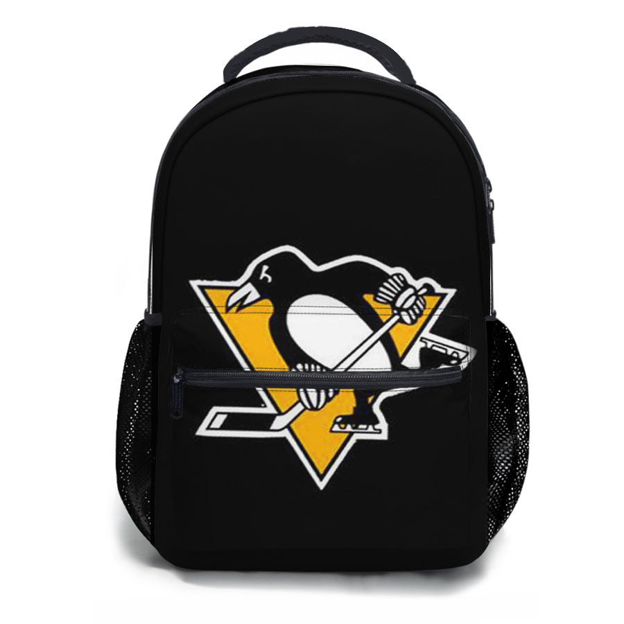 Pittsburgh Penguins Black Logo School Backpacks