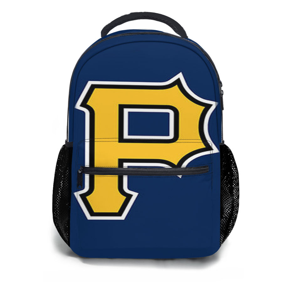 Pittsburgh Pirates Baseball Logo Blue School Backpacks