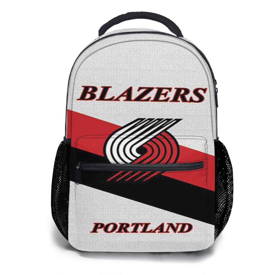 Portland Blazers Logo Stripe School Backpacks