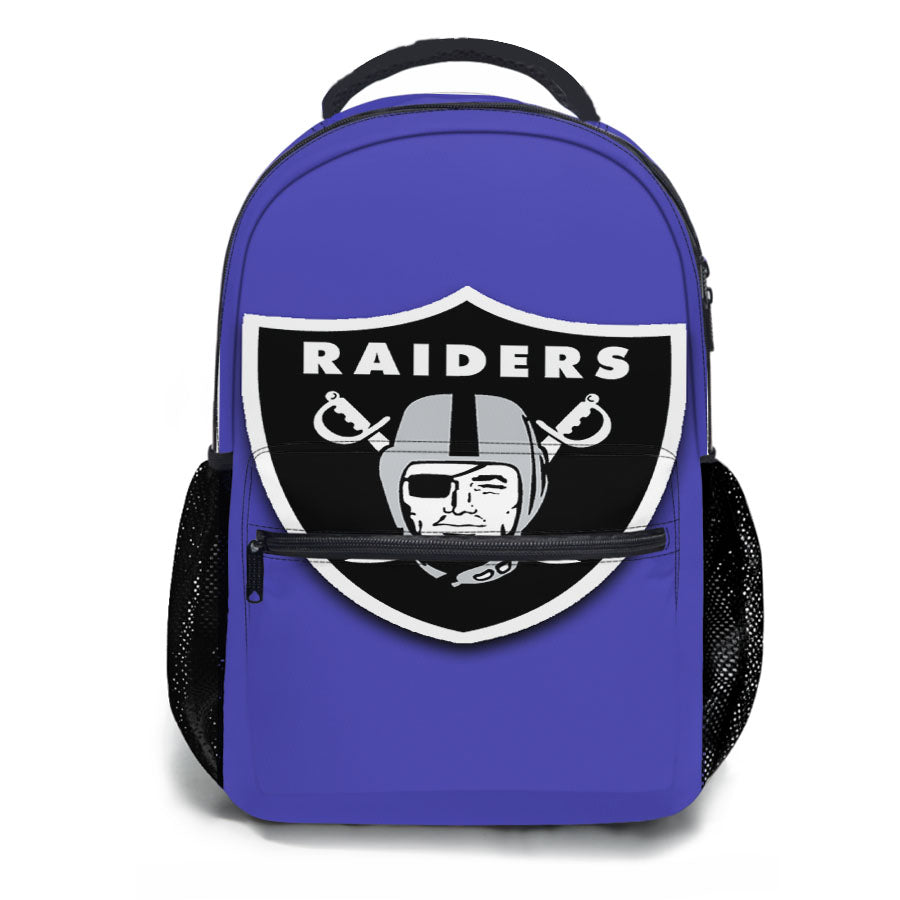 Raiders Basket Ball School Backpacks