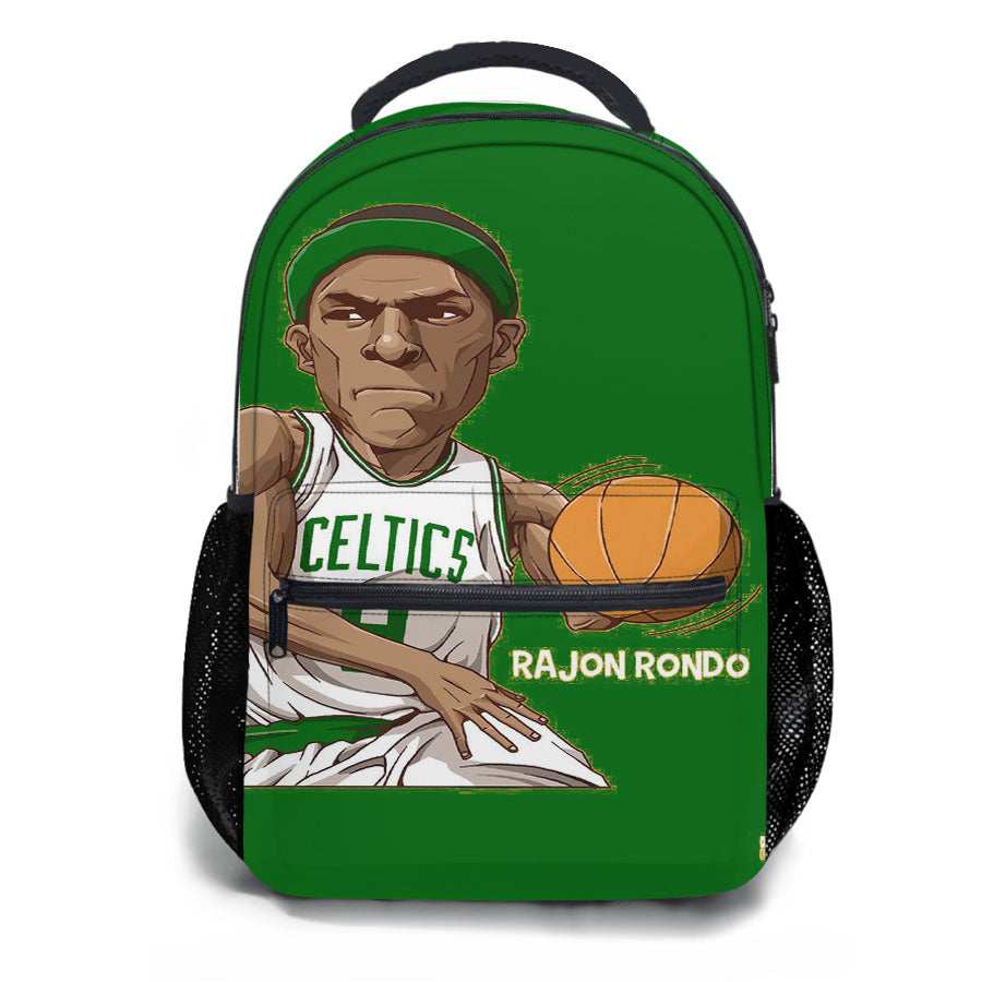 Rajon Rondo Green School Backpacks