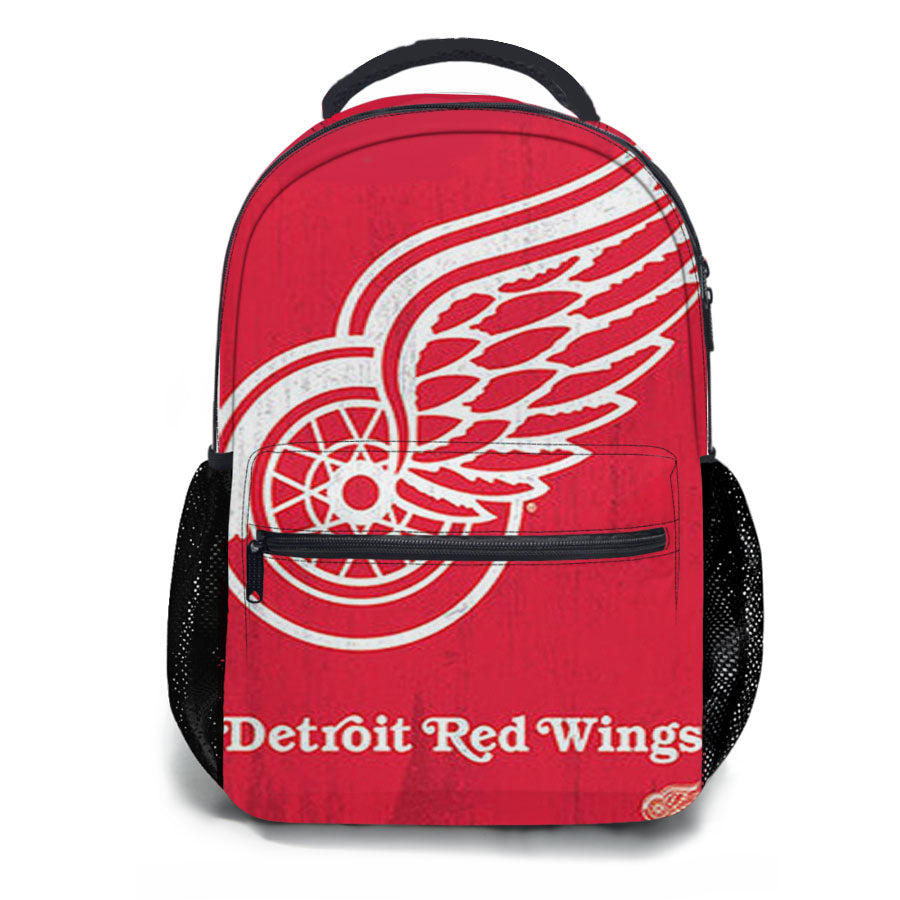 Red Wings Logo School Backpacks