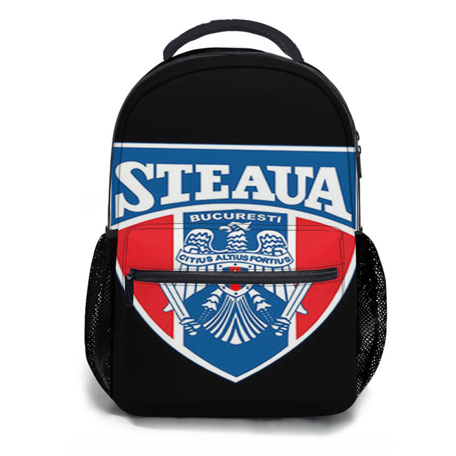 Rugby Steaua Logo Black School Backpacks