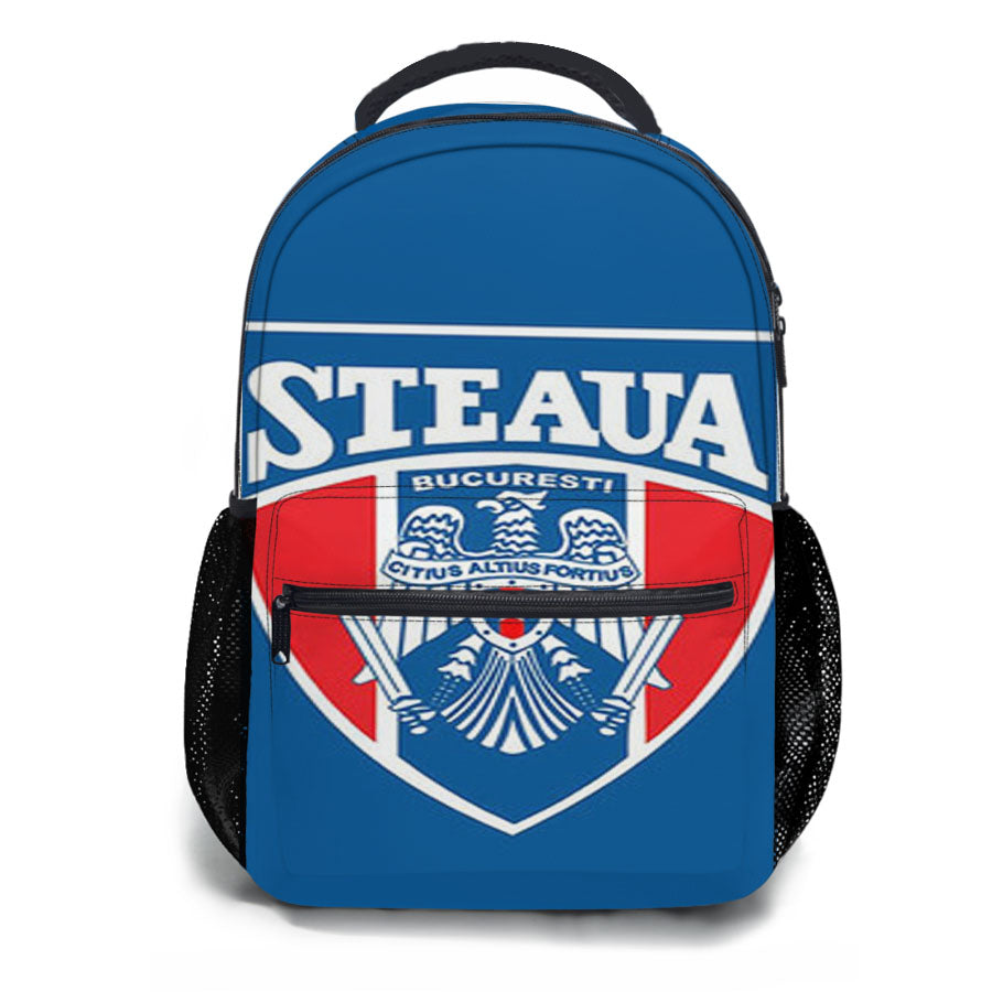 Rugby Steaua Logo Blue School Backpacks