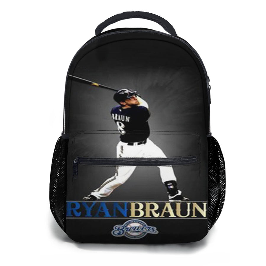 Ryan Braun Milwaukee Brwers School Backpacks