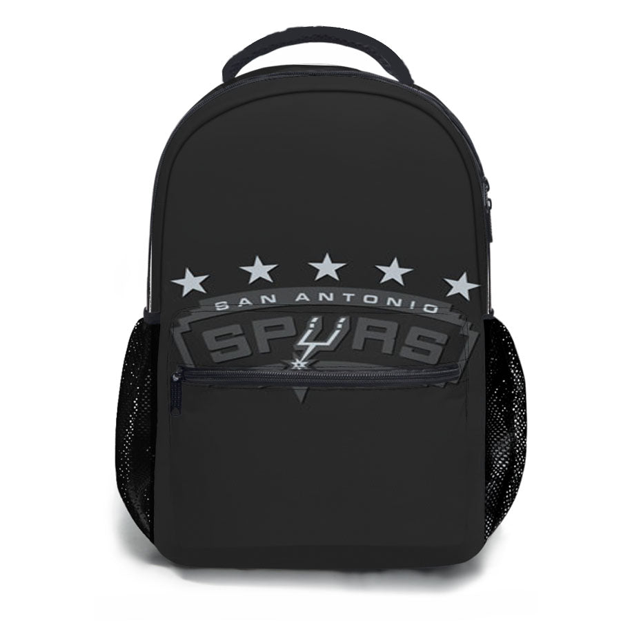 San Antonio Spurs Black School Backpacks