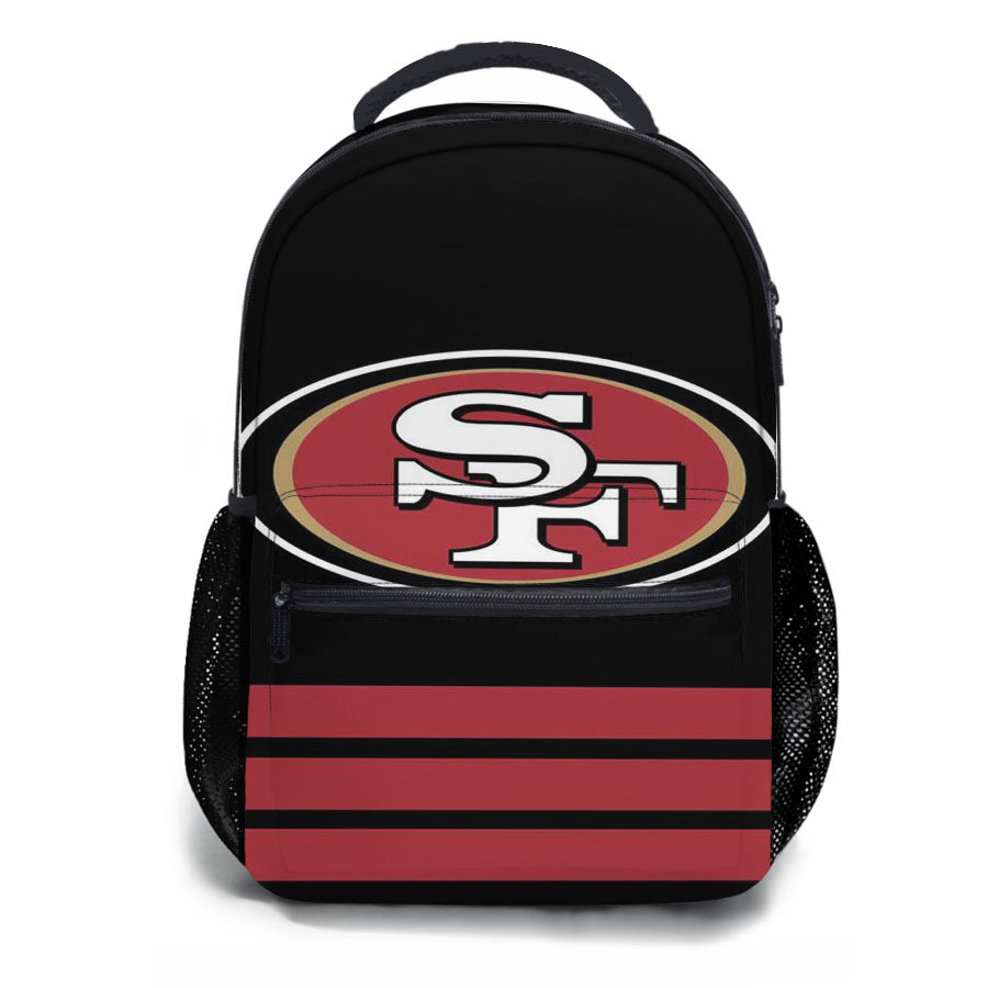 San Francisco 49Ers Red Stripe School Backpacks