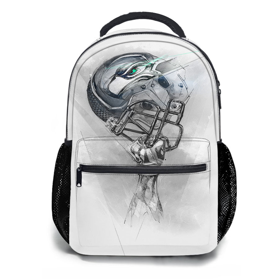 Seahawks Helmets School Backpacks