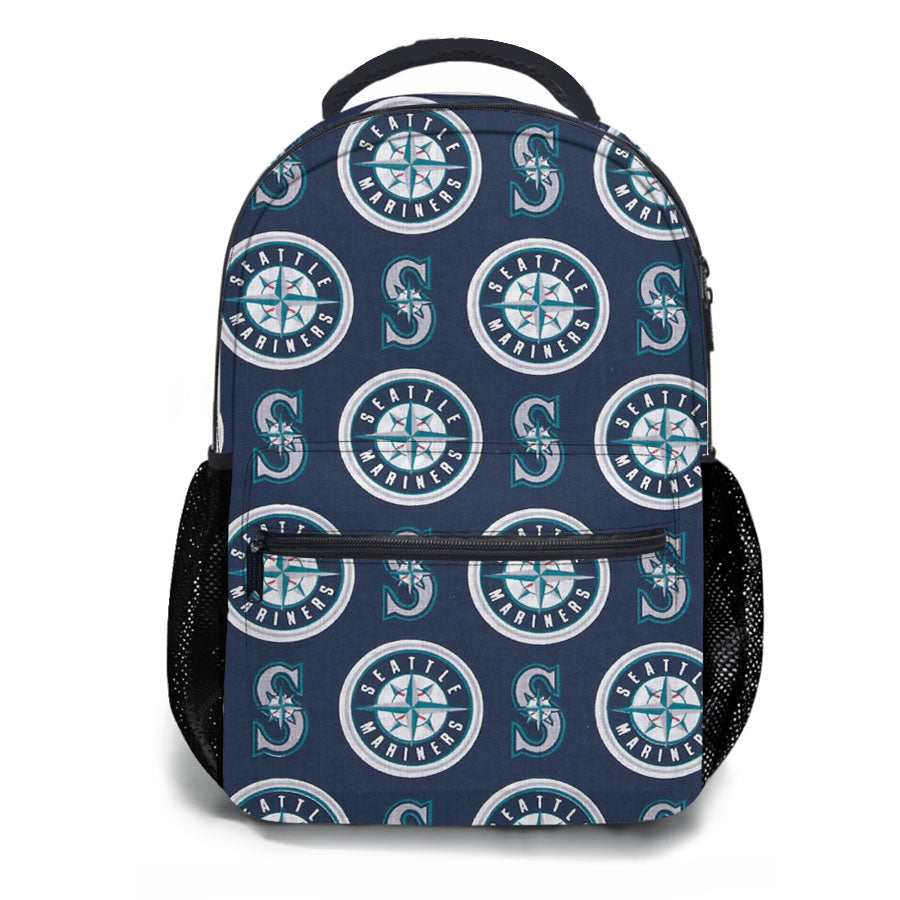 Seattle Mariners Pattern School Backpacks