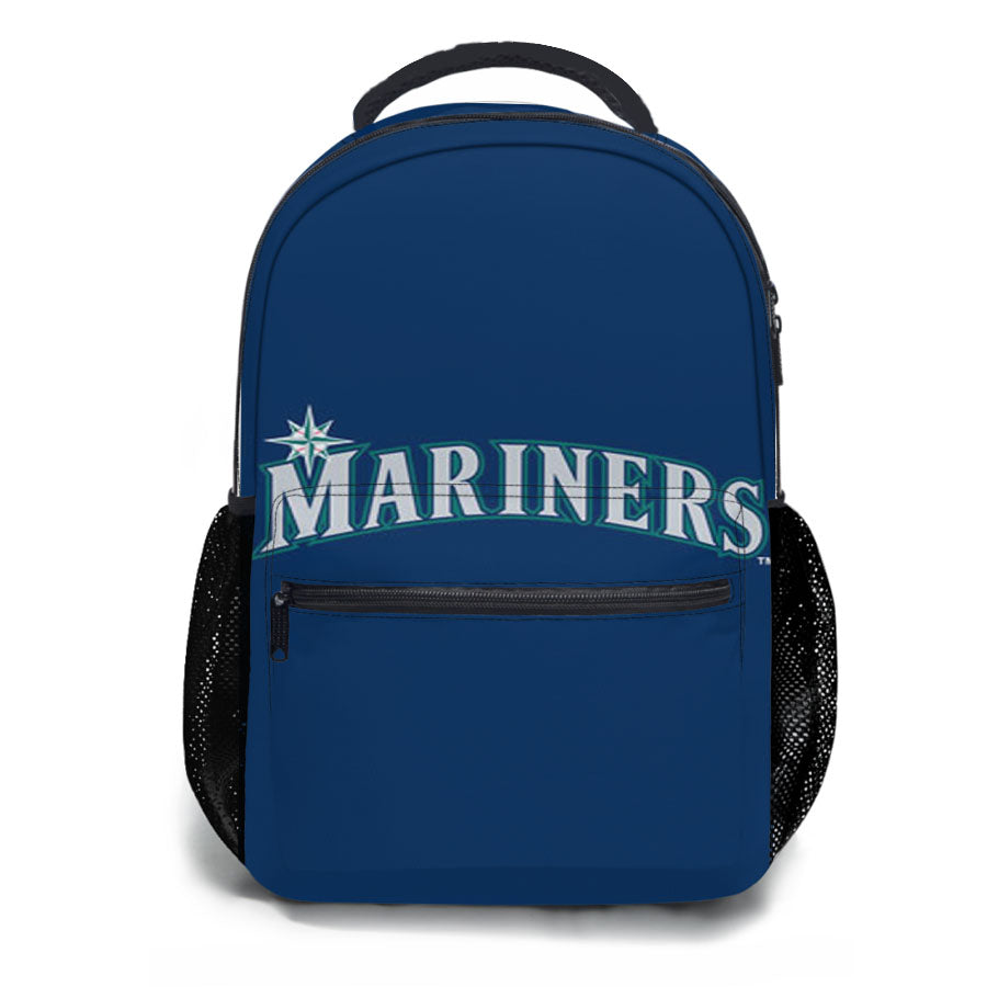 Seattle Mariners Text School Backpacks