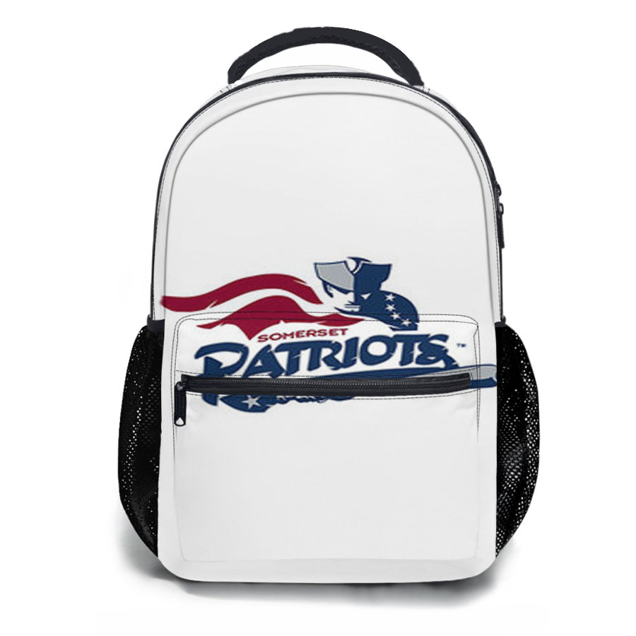 Somerset Patriots Baseball Logo School Backpacks