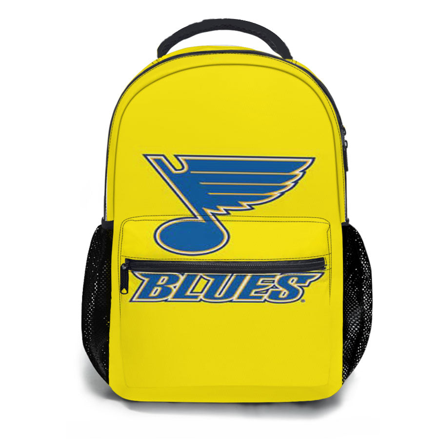 St Louis Blues Yellow School Backpacks