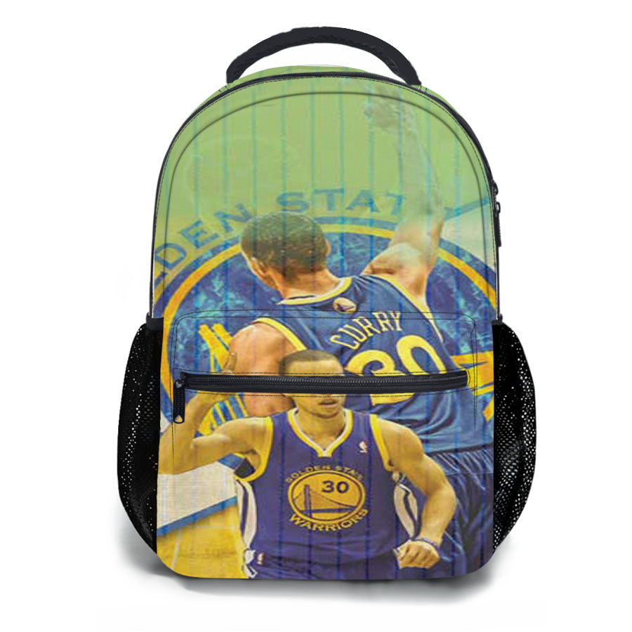 Stephen Curry Pinstripes Overlap School Backpacks