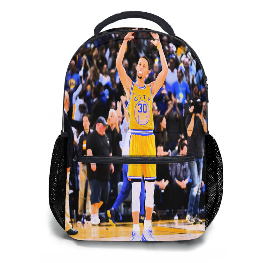Stephen Curry Yellow School Backpacks