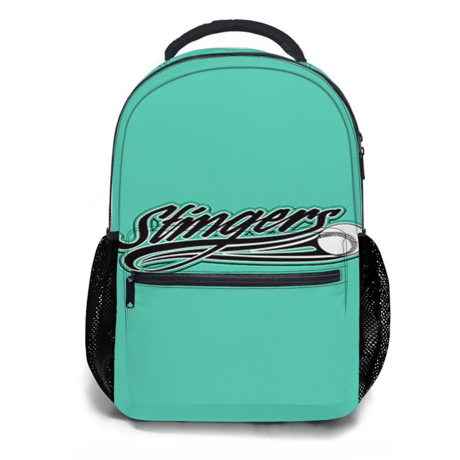 Stingers Baseball Logo Blur School Backpacks