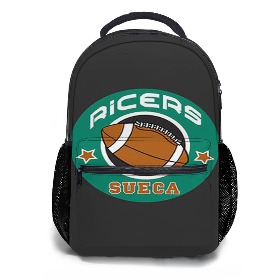 Sueca Ricers Logo Dark Grey School Backpacks