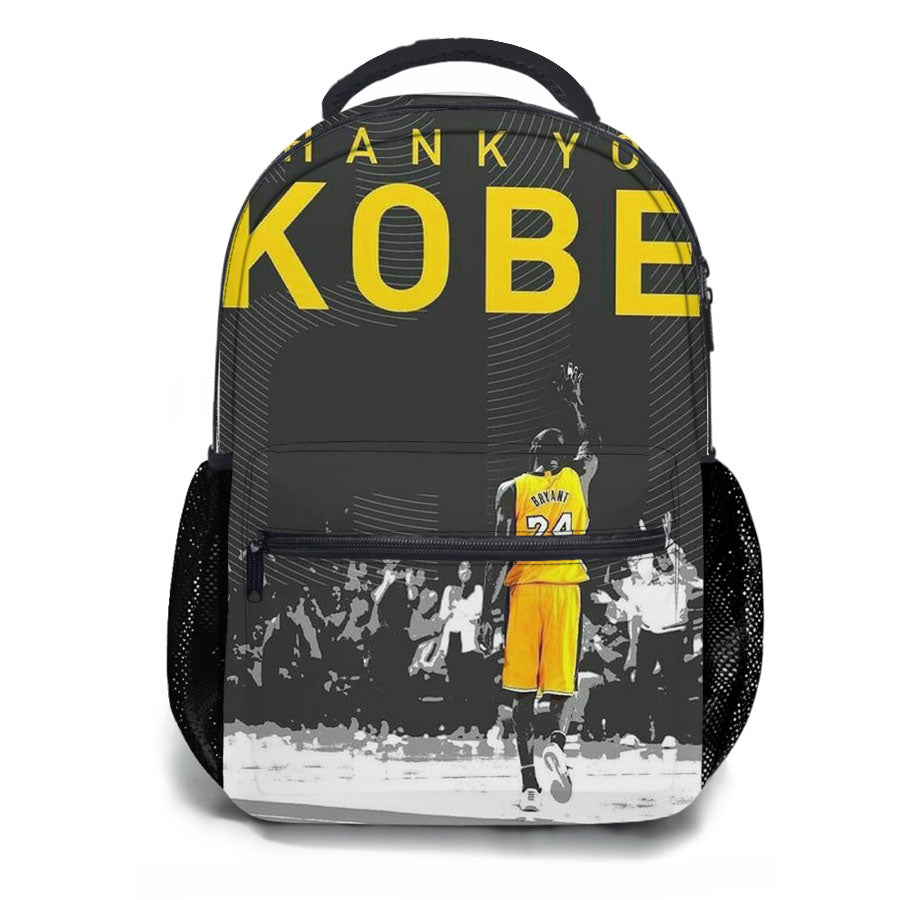Thank You Kobe Bryant School Backpacks